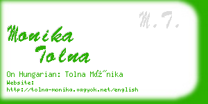 monika tolna business card